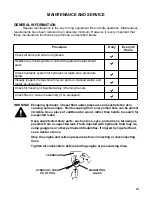 Предварительный просмотр 23 страницы Sweepster 240 series Operator'S Manual