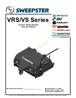 Sweepster VRS Series Manual preview