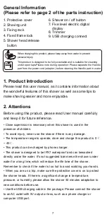 Preview for 6 page of SweetLF SWS7105 User Manual