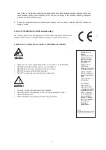 Предварительный просмотр 7 страницы Swefog 30 200-120 Owners Manual And Service Manual