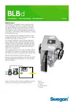 Preview for 1 page of Swegon BLBd Installation, Commissioning Maintenance