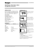 Preview for 1 page of Swegon CACZ-1-01 Installation