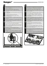 Предварительный просмотр 2 страницы Swegon CASA 10212KA Installation Instruction