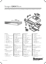 Preview for 1 page of Swegon CASA Blues Series Installation Instruction