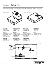Swegon CASA Pop Installation Instruction предпросмотр
