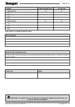 Preview for 27 page of Swegon CASA R120 Instructions For Installation, Operation And Maintenance