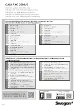 Swegon CASA R4C GENIUS Installation And Commissioning Instructions preview