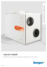 Предварительный просмотр 1 страницы Swegon CASA R5H Smart Installation, Commissioning And Maintenance Instruction