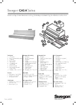 Предварительный просмотр 1 страницы Swegon casa salsa Installation Instructions