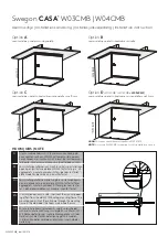 Swegon CASA W03CMB Installation Instruction предпросмотр