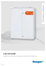 Swegon CASA W9 Smart Installation, Commissioning And Maintenance Instruction preview