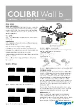 Предварительный просмотр 1 страницы Swegon COLIBRI Wall b Installation, Commissioning Maintenance