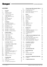 Preview for 2 page of Swegon Cooler 14 Installation And Maintenance Instructions Manual