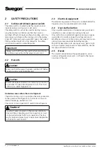 Preview for 6 page of Swegon Cooler 14 Installation And Maintenance Instructions Manual