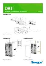 Preview for 1 page of Swegon DRIF Installation, Commisioning, Maintenance