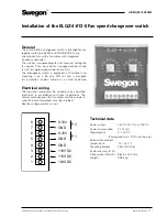 Swegon ELQZ-4-613-0 Installation preview