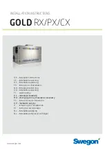 Preview for 1 page of Swegon GOLD CX 35/40 Installation Instructions Manual