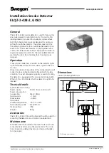 Preview for 1 page of Swegon GOLD ELQZ-2-428-2 Installation Manual