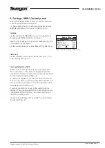 Предварительный просмотр 7 страницы Swegon MIRU Control Function Manual