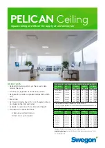 Предварительный просмотр 1 страницы Swegon PELICAN Ceiling Quick Start Manual