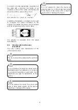 Preview for 8 page of Swegon TACtouch Operation And Assembly Manual