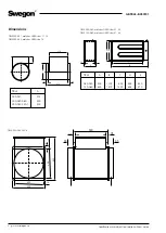 Preview for 2 page of Swegon TBLE Series Installation