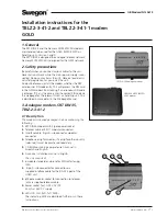 Swegon TBLZ 2-3-41-2 Installation Instructions preview