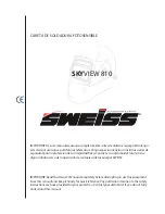 Предварительный просмотр 2 страницы Sweiss SKYVIEW 600 Instruction Manual