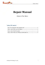 SWELLPRO SPLASHDRONE 3 Repair Manual preview