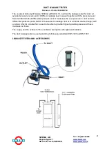 Предварительный просмотр 2 страницы Swema 3000md Manual