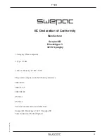 Предварительный просмотр 15 страницы swepac F 50B User Manual In Original