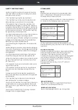 Preview for 4 page of swepac FR95 User Manual In Original