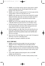 Preview for 4 page of SWG MW-2046 Instruction Booklet