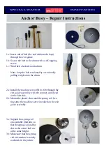 Preview for 2 page of SWI-TEC Anchor Buoy Repair Instructions