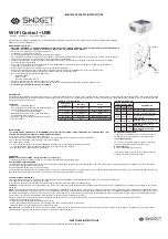 Предварительный просмотр 1 страницы Swidget WI001UWA Important Safety Instructions