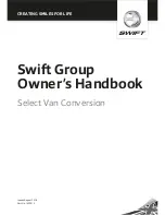 Swift Group Select 122 Owner'S Handbook Manual предпросмотр