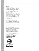 Preview for 8 page of Swift Group Select 122 Owner'S Handbook Manual