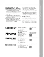 Preview for 14 page of Swift Group Select 122 Owner'S Handbook Manual