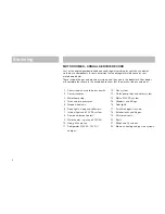 Предварительный просмотр 6 страницы Swift 2002 MH Owner'S Service Handbook