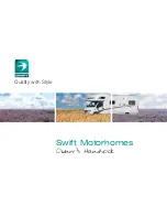 Swift 2005 MH Owner'S Handbook Manual preview