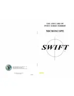 Swift M2000DF Series Use And Care Manual preview