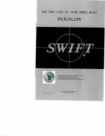 Swift M240 SERIES Use And Care Manual preview