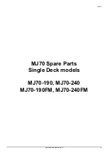 Предварительный просмотр 19 страницы Swift MAJOR MJ70-190 Operator'S Manual & Parts List