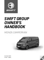 Preview for 1 page of Swift MONZA CAMPERVAN 2022 Owner'S Handbook Manual