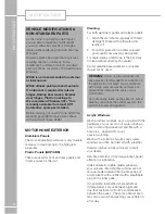 Предварительный просмотр 184 страницы Swift Motorhomes 2013 Owner'S Service And Warranty Handbook