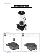 swiftech MCP35X RESERVOIR Installation Manual предпросмотр