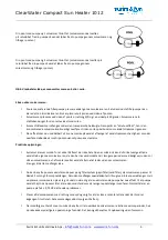 Предварительный просмотр 3 страницы Swim & Fun ClearWater 1012 Manual