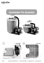 Preview for 2 page of Swim & Fun ClearWater Pro 1002 Manual