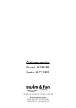 Preview for 2 page of Swim & Fun ECO 1093 User Manual