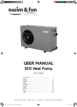 Swim & Fun ECO 1400 User Manual preview